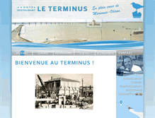 Tablet Screenshot of hotel-le-terminus.fr